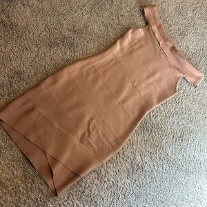 Off shoulder bandage dress